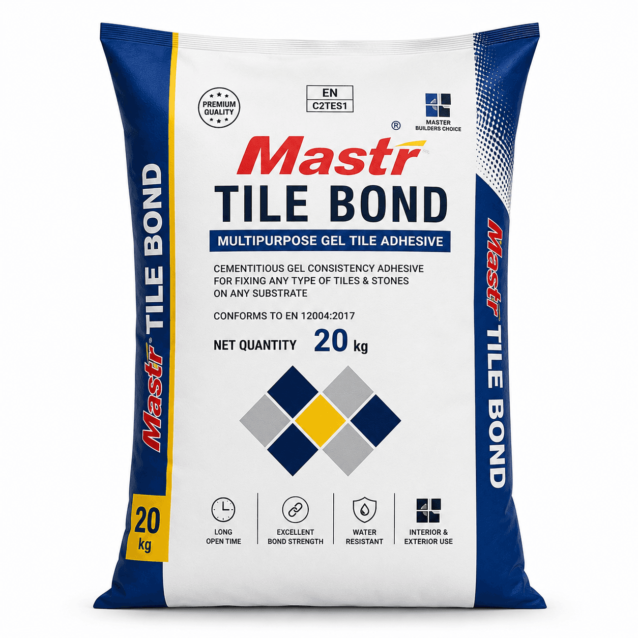 Tile bond adhesive for floor and wall installation